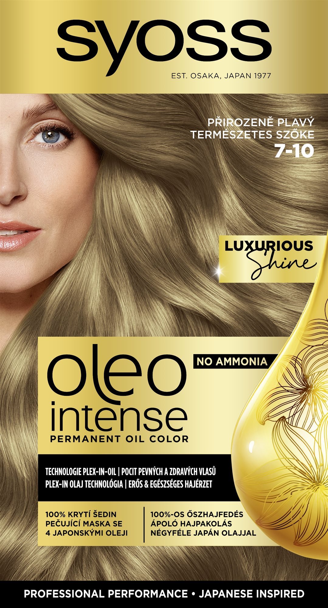 SYOSS Oleo Intense 7-10 Prírodný plavý 50 ml Farba na vlasy
