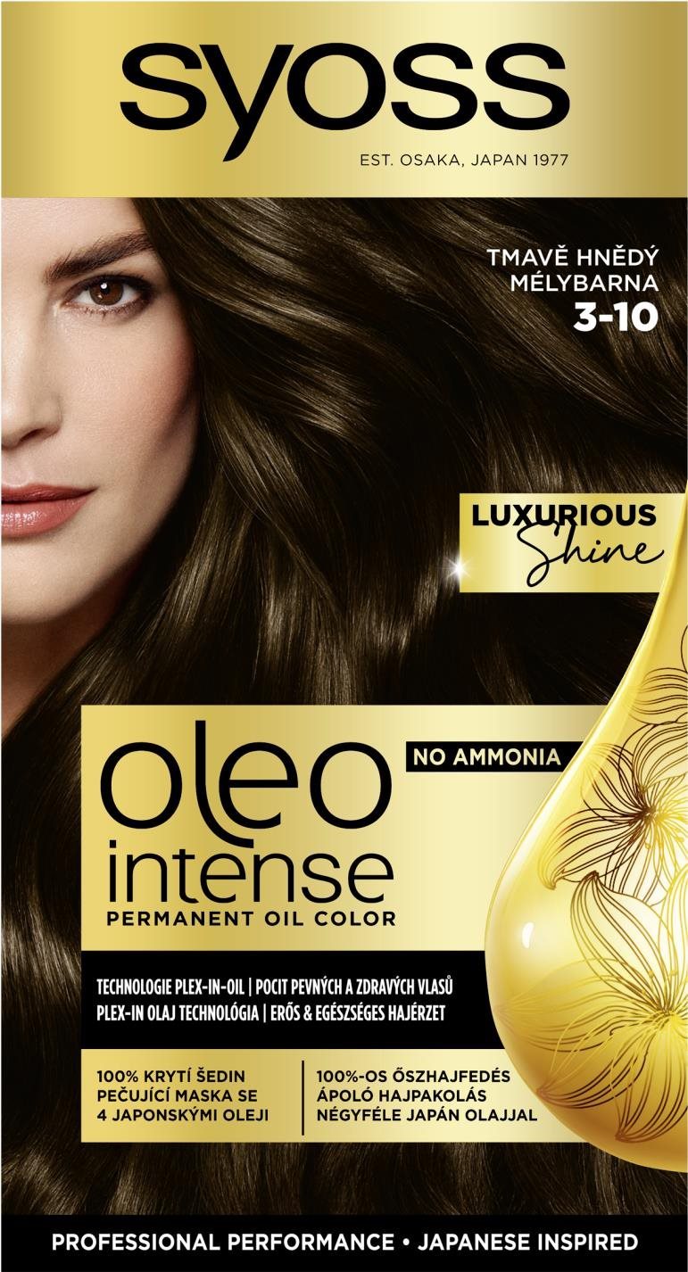 SYOSS Oleo Intense 3-10 Sýtohnedý 50 ml Farba na vlasy