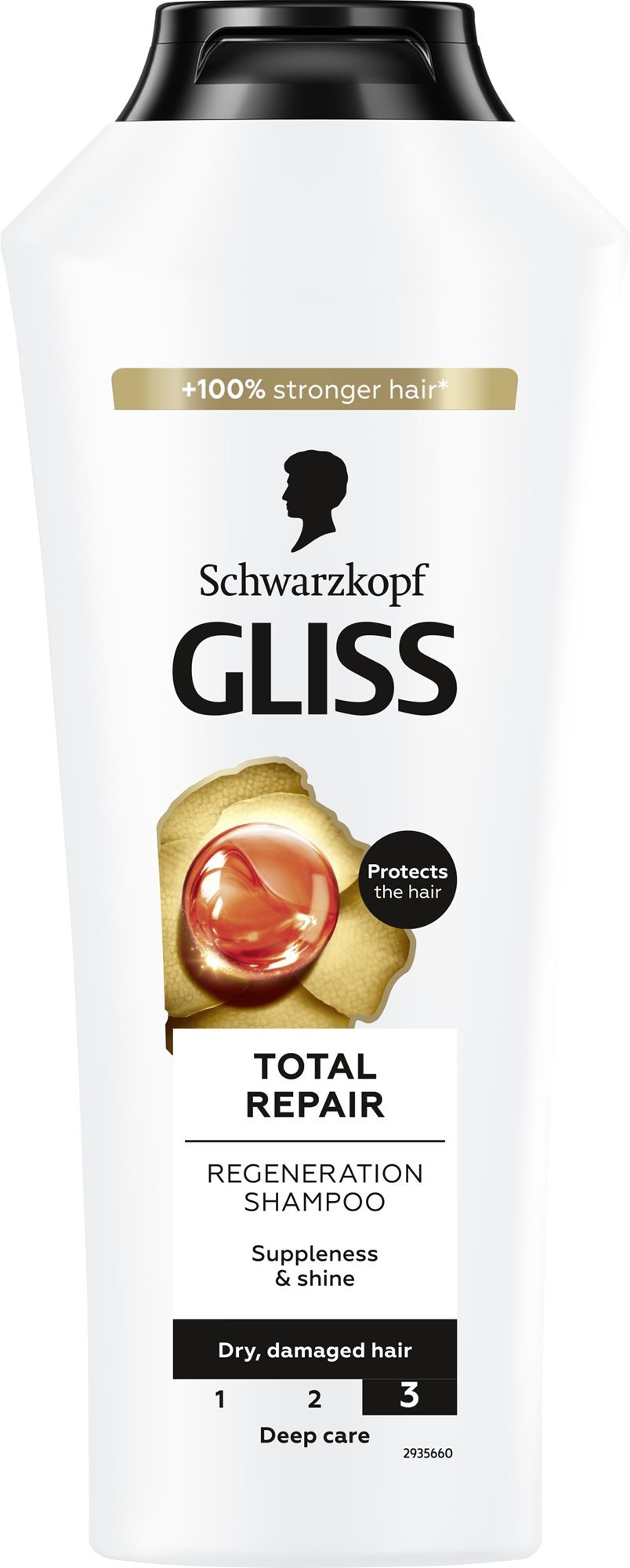 SCHWARZKOPF GLISS KUR Total Repair 19 Shampoo 400 ml Šampon
