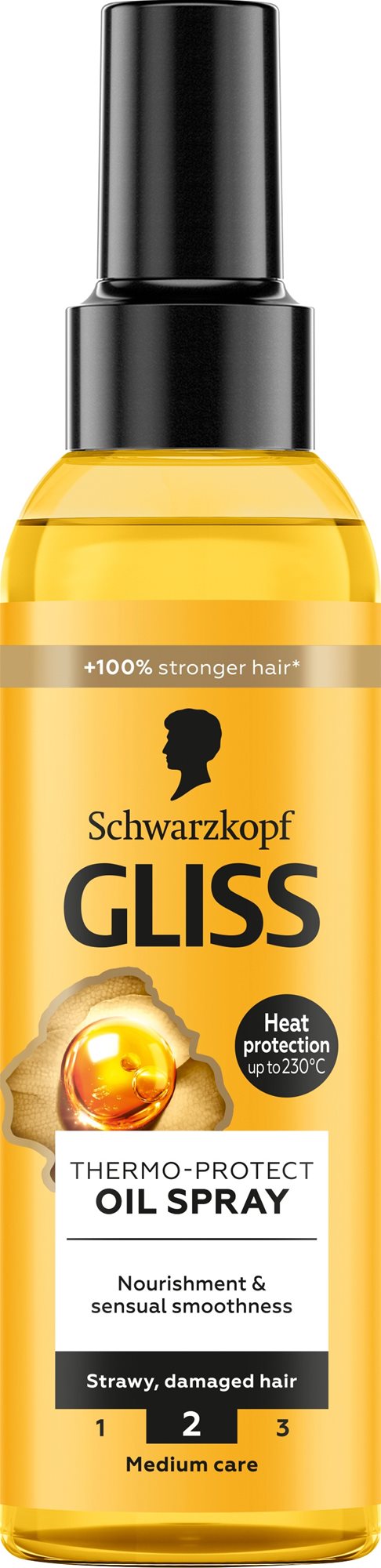Schwarzkopf Gliss olej v spreji Thermo-Protect Blow-Dry 150 ml Olej...