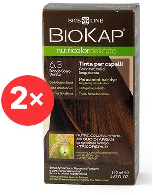 BIOKAP Nutricolor Delicato Chestnut Light Brown Gentle Dye 5.05 (2×...