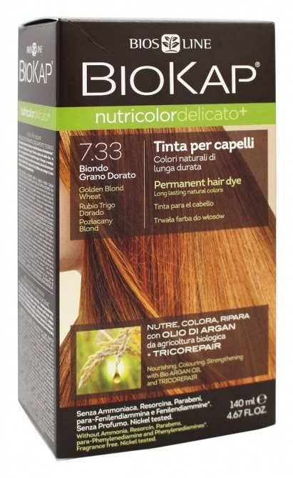 BIOKAP Nutricolor Delicato Delicato Golden Blond Wheat Gentle Dye...