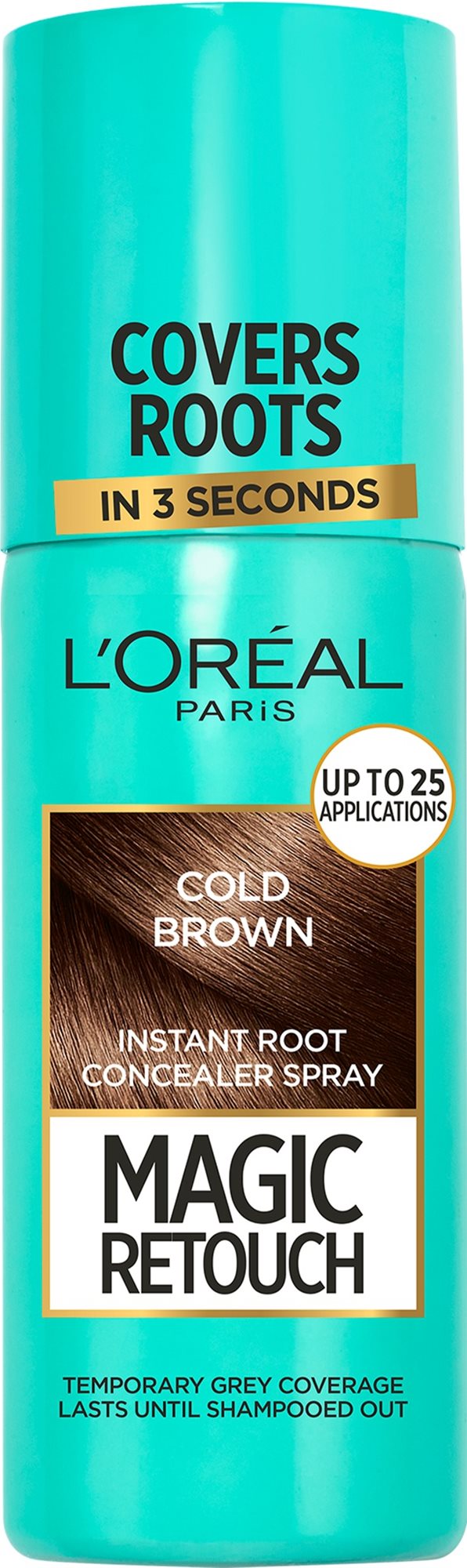 ĽORÉAL PARIS Magic Retouch 7 Cold Brown 75 ml Sprej na odrasty