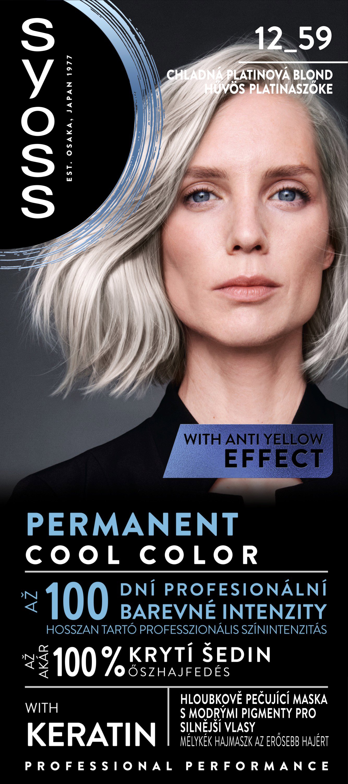 SYOSS Blond Cool Blonds 12 – 59 Chladná platinová blond 50 ml...