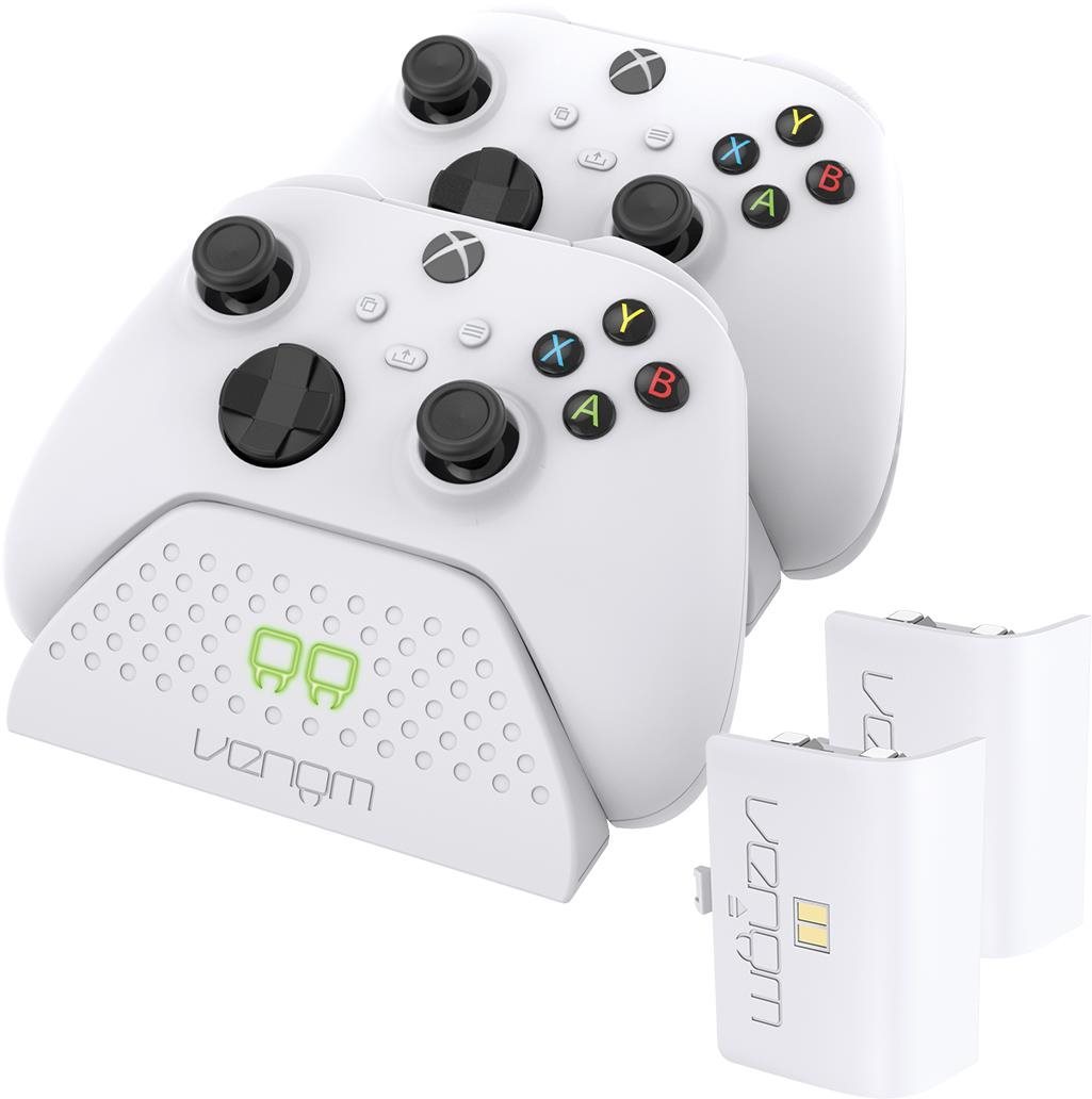 VENOM VS2871 Xbox Series S/X & One White Twin  Docking Station + 2...