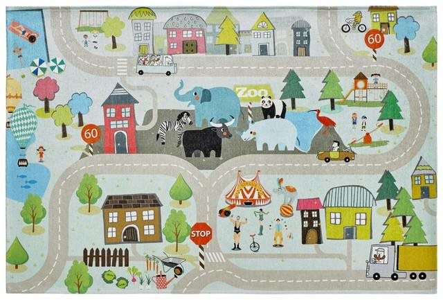 Detský koberec Torino Kids Street 80 × 120 cm Koberec