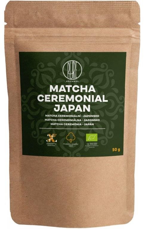 BrainMax Pure Matcha Ceremonial Japan BIO 50 g Matcha