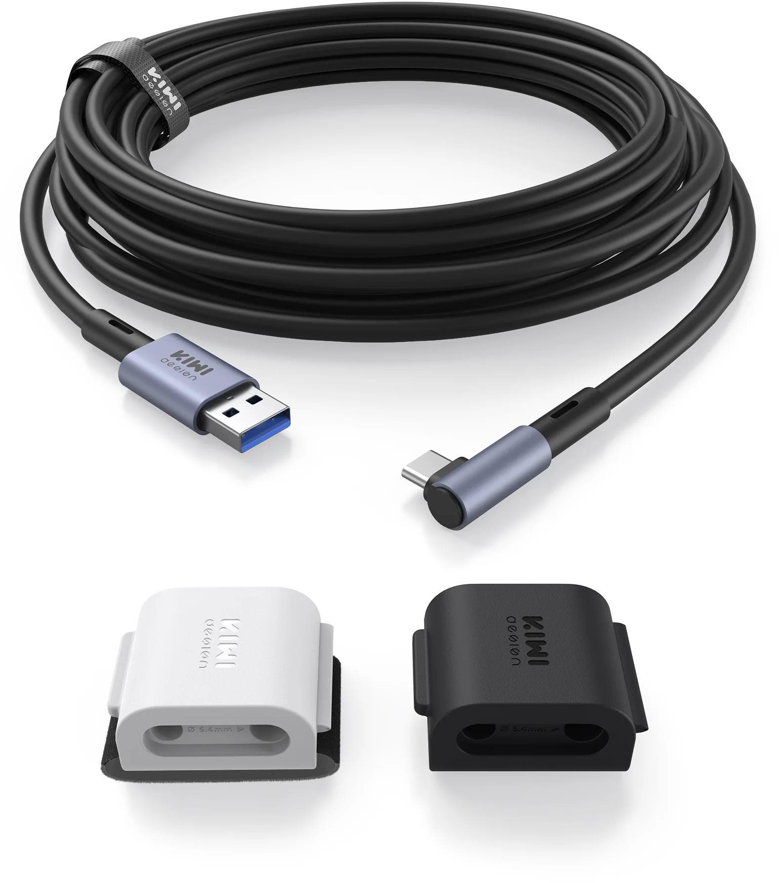 Kiwi Design Link Cable 5m for Quest 3/2/1/Pro and Pico 4 VR...