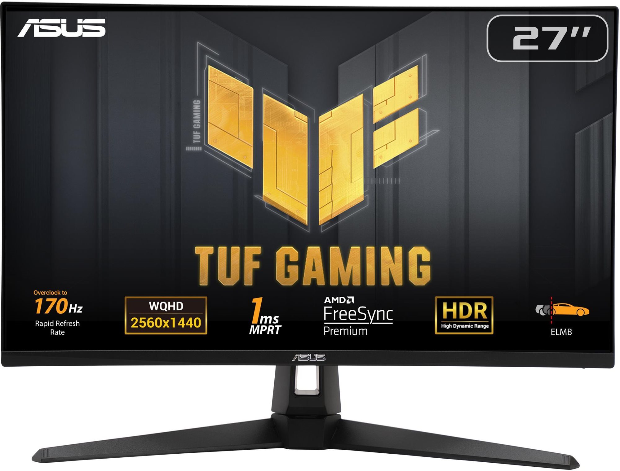 27" ASUS TUF Gaming VG27AQA1A LCD Monitor