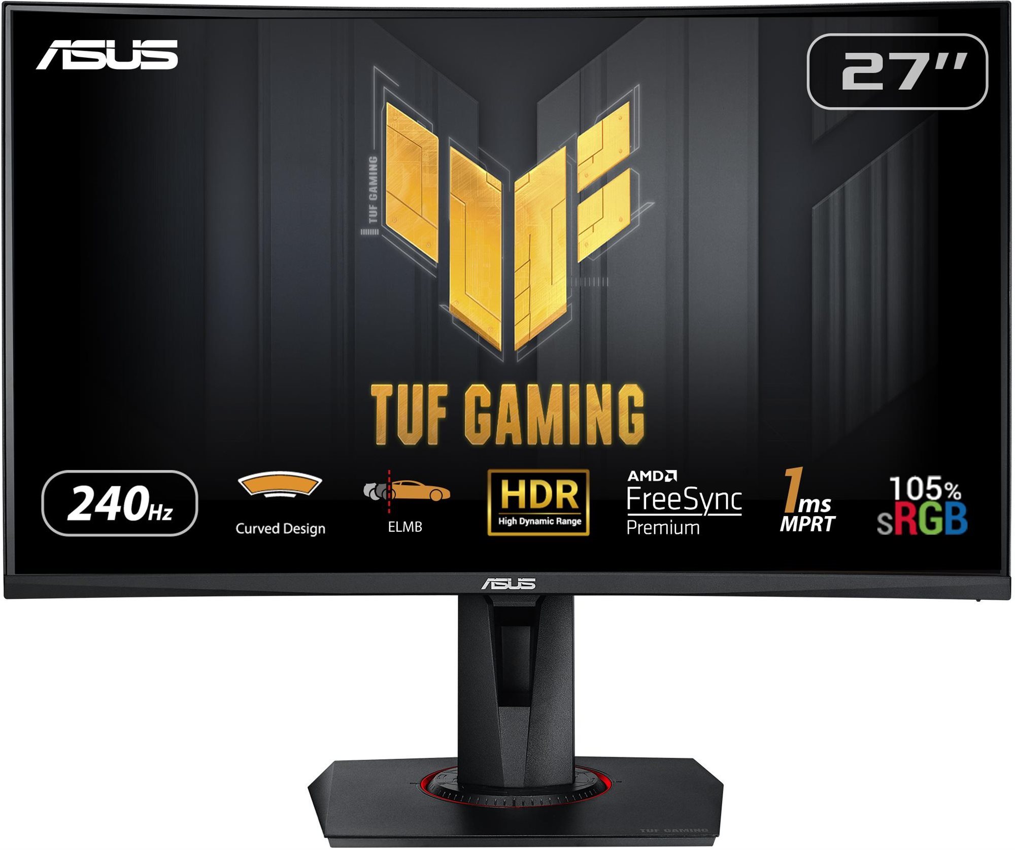 27" ASUS TUF Gaming VG27VQM LCD monitor
