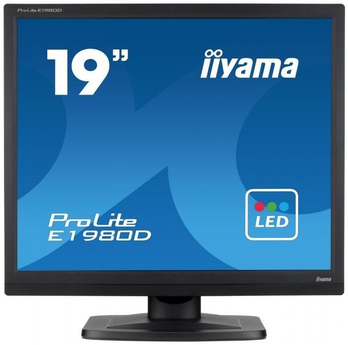 19" iiyama ProLite E1980D-B1 LCD monitor