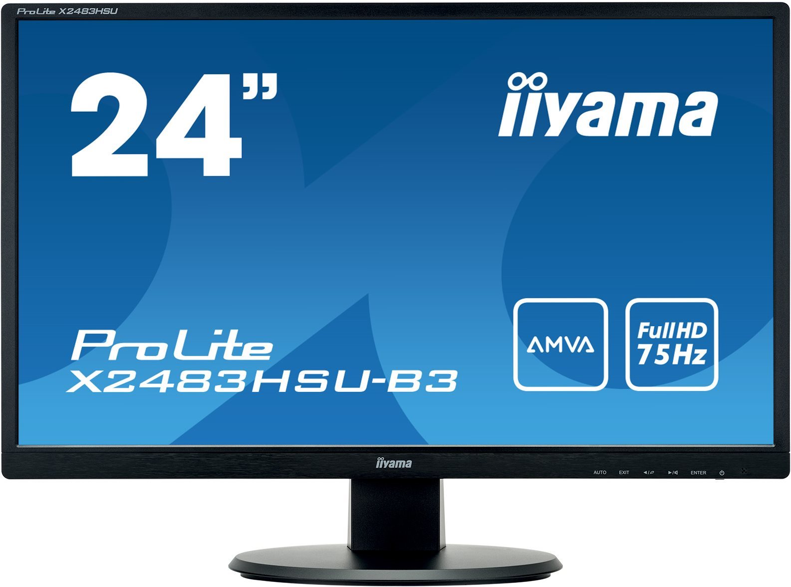 24" iiyama Prolite X2483HSU-B3 LCD Monitor