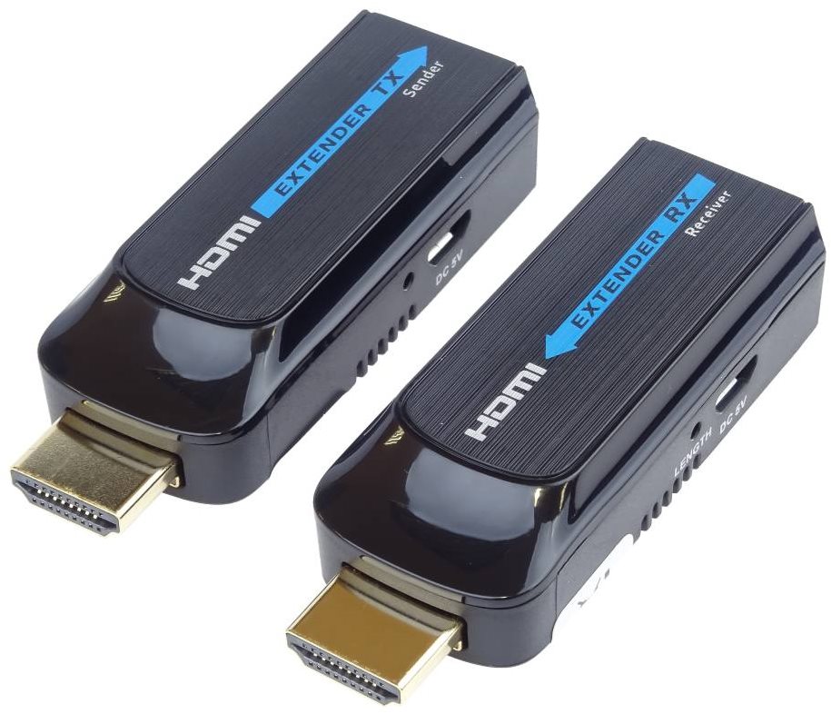 PremiumCord HDMI FULL HD 50m Extender Over Single CAT6 Cable Booster