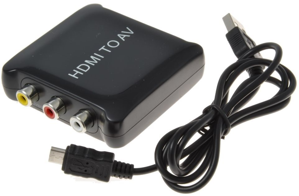 PremiumCord HDMI Konverter für Composite Signal und Stereo Sound...