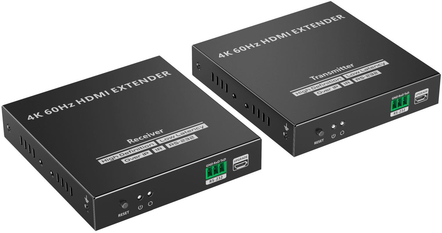 PremiumCord 4K@60Hz HDMI tömörítetlen extender 120m-re LAN-on...