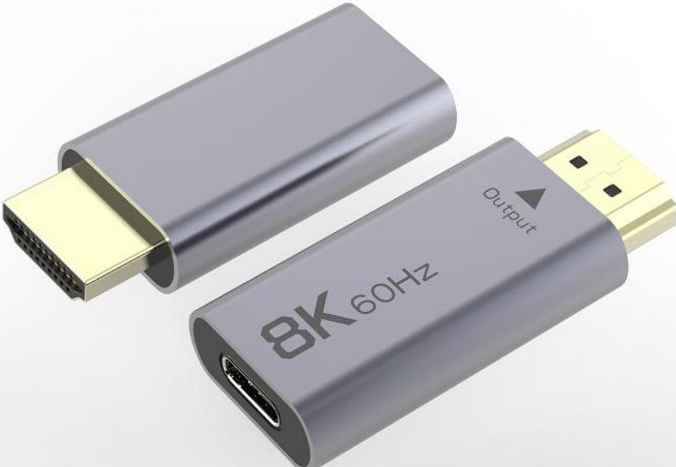 PremiumCord adapter USB-C-ről HDMI-re 8K@60Hz,4K@144Hz Aluminium...