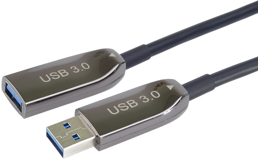 PremiumCord USB 3.0 predlžovací optický AOC kábel A/Male – A/Female...