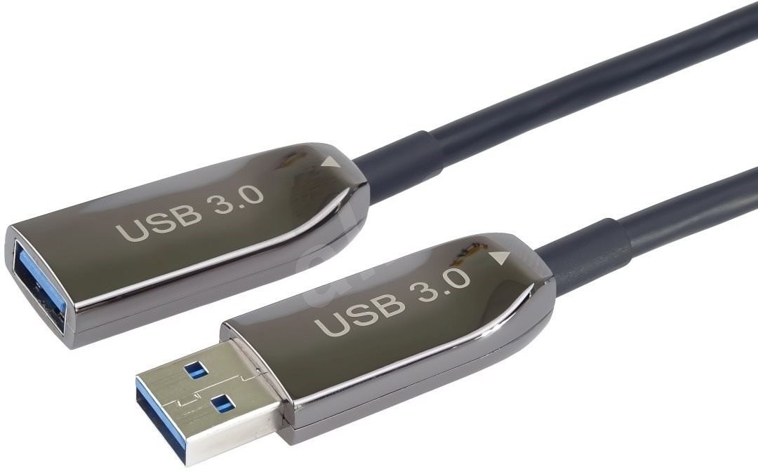 PremiumCord USB 3.0 optisches AOC Verlängerungskabel A/Male -...