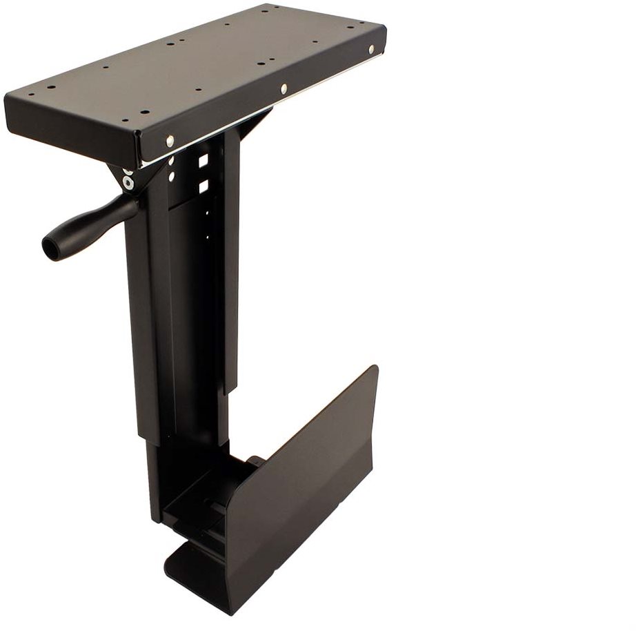 Roline Držiak slim PC pod dosku stola, otočný, čierny, 10 kg Držiak...