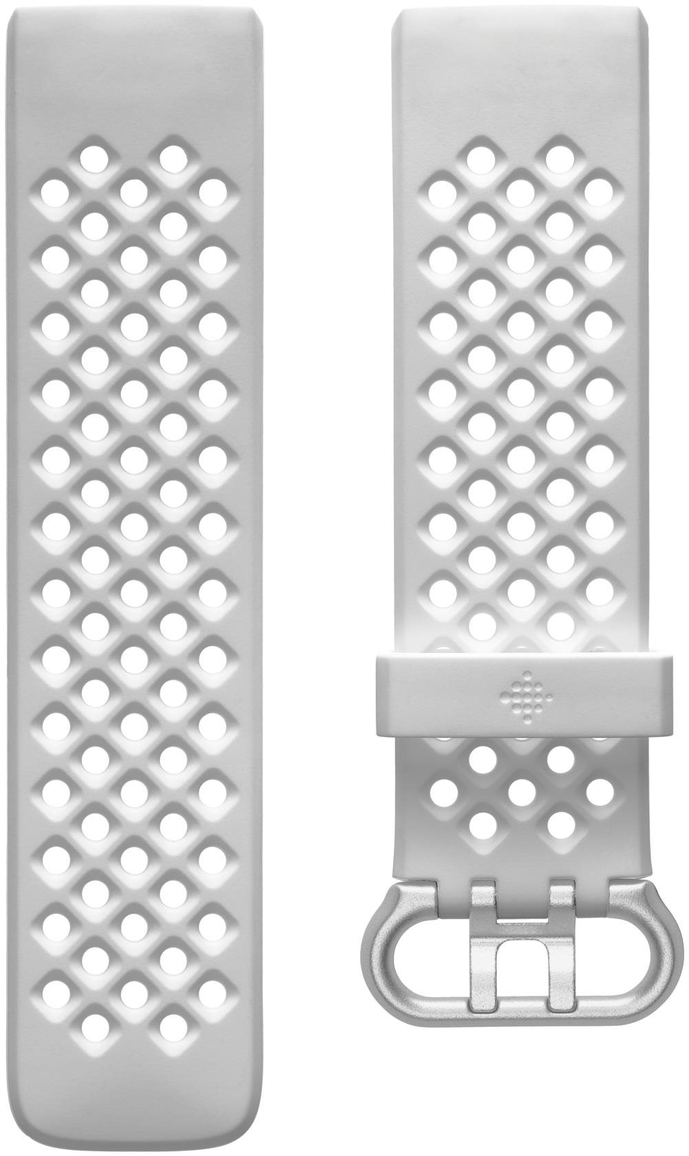 Fitbit Charge 4 Sport Band, Frost White, Small Watch Strap