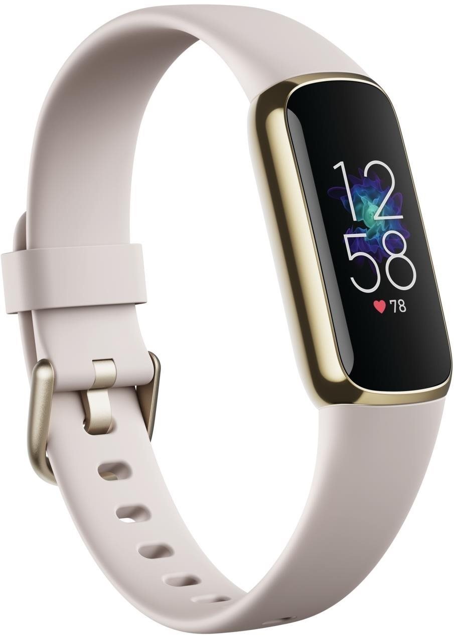 Fitbit Luxe - Lunar White/Soft Gold Stainless Steel Fitness Tracker