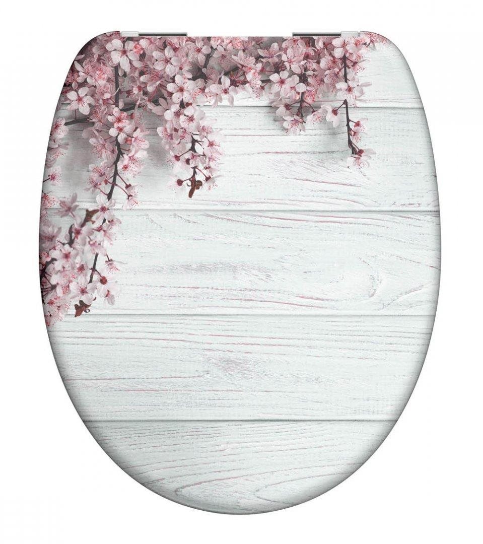 WC sedadlo SCHÜTTE FLOWERS & WOOD | Duroplast, Soft Close WC doska