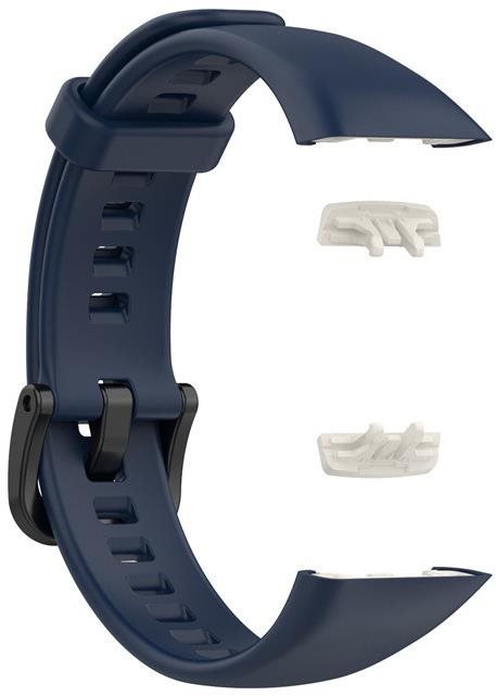 Drakero Silikonový PLAIN pro Huawei Band 6 modrý Řemínek