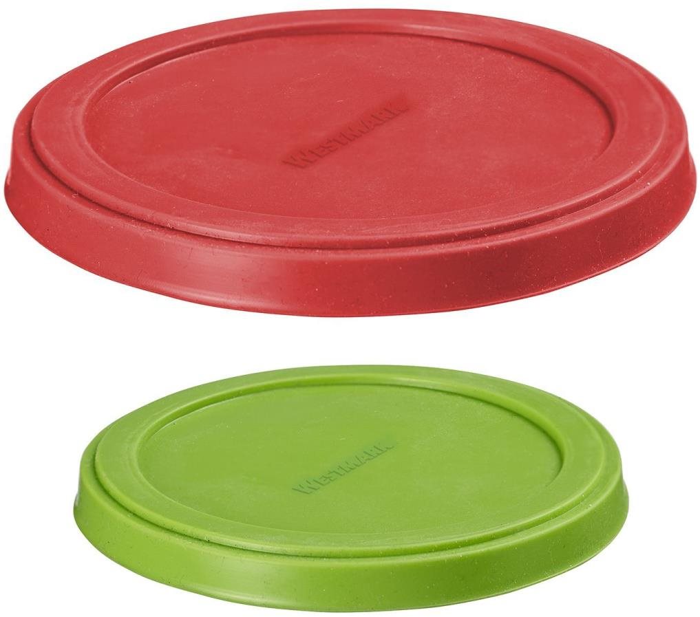WESTMARK Silikondeckel zur Frischhaltung, 2 Stück Deckel