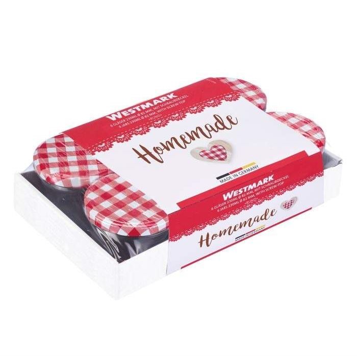 Westmark so skrutkovým uzáverom 230 ml, 6 ks Zavárací pohár