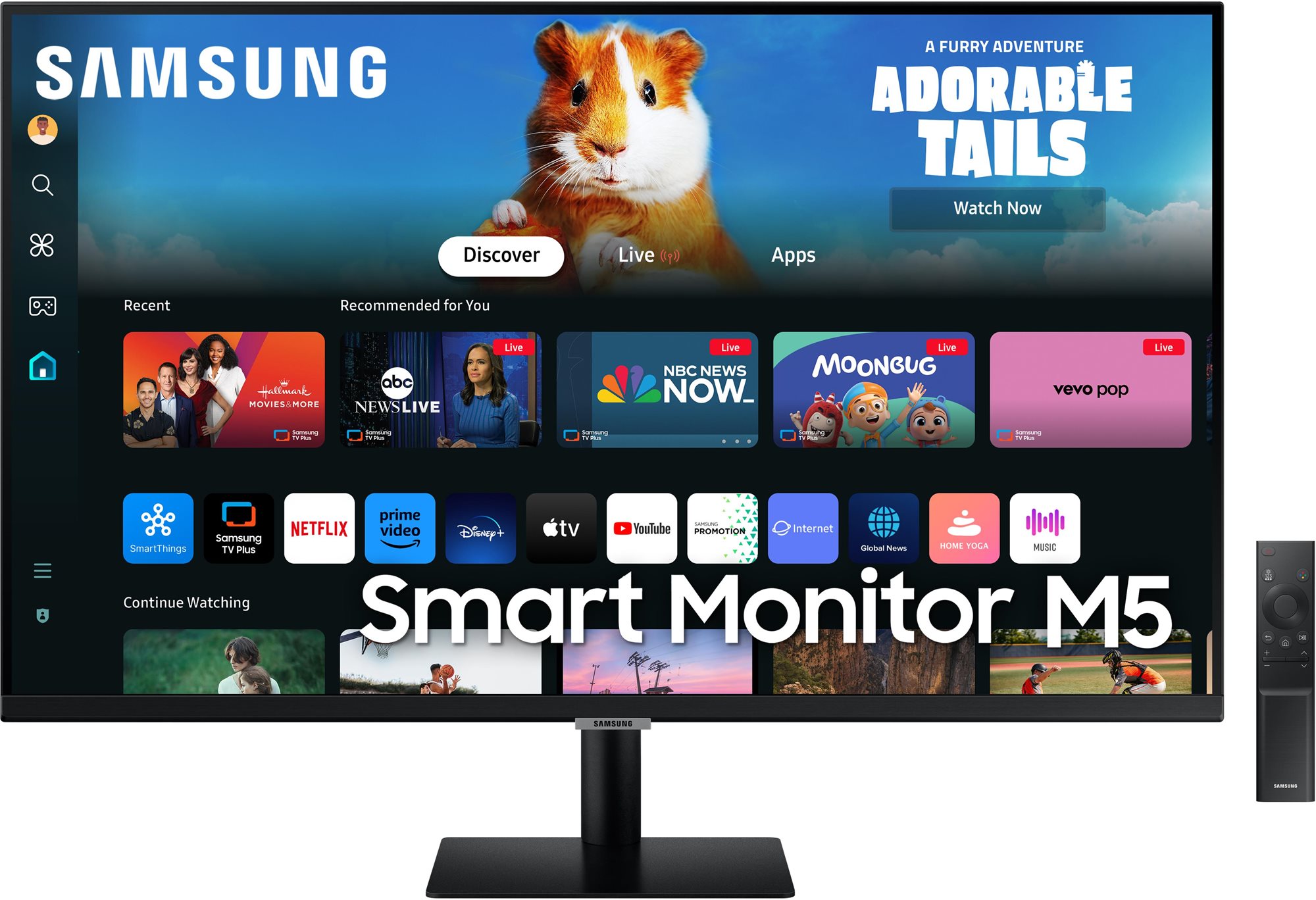 27" Samsung Smart Monitor M50D LCD monitor