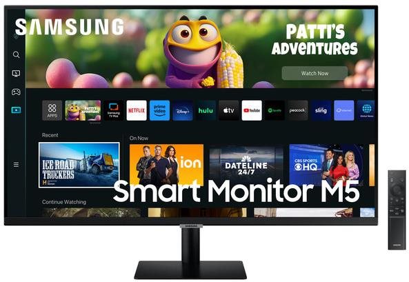 32" Samsung Smart Monitor M50C Čierna LCD monitor