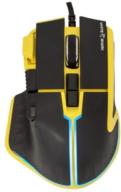 White Shark MARROK, gelb (GM-9006) Gaming-Maus