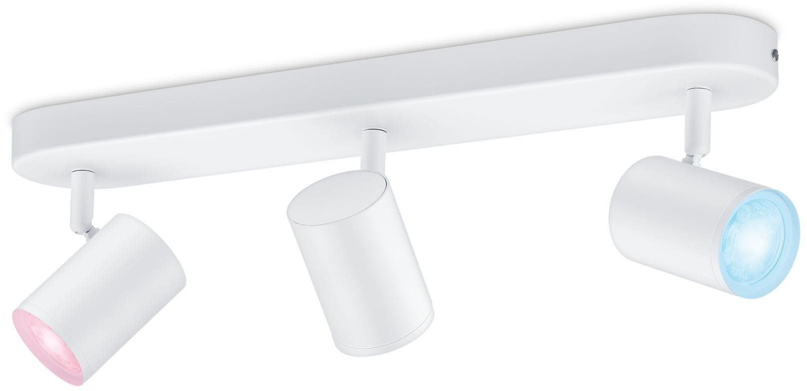WiZ Imageo bodové LED svítidlo 3 × GU10 4,9 W, RGB, bílé Stropní...