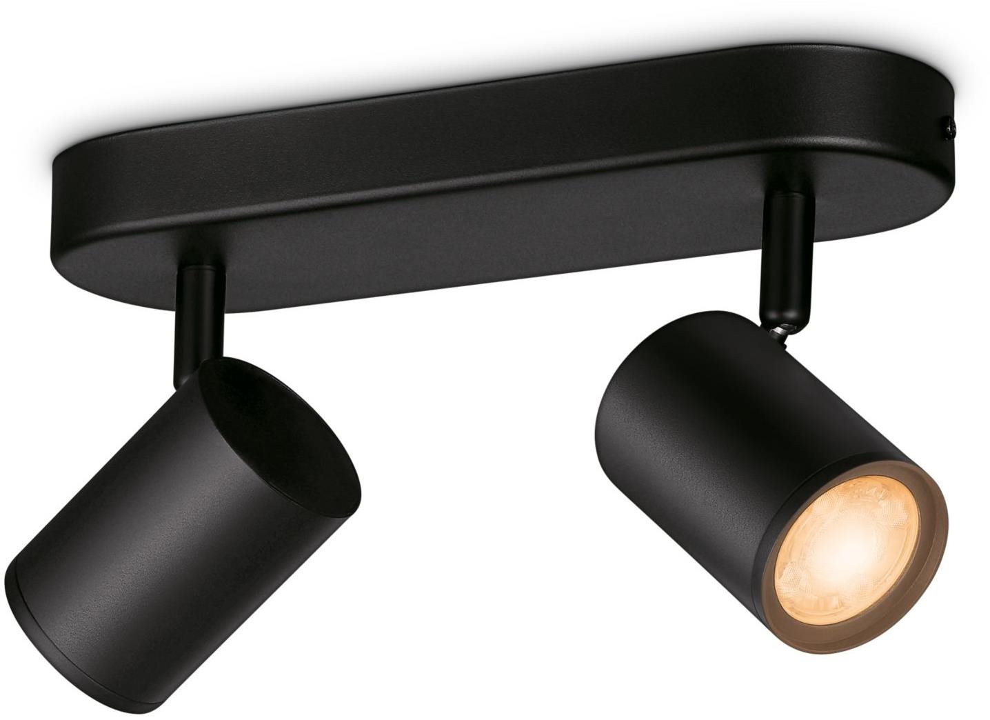 WiZ Imageo bodové LED svítidlo 2 × GU10 4,9 W, černé Stropní světlo