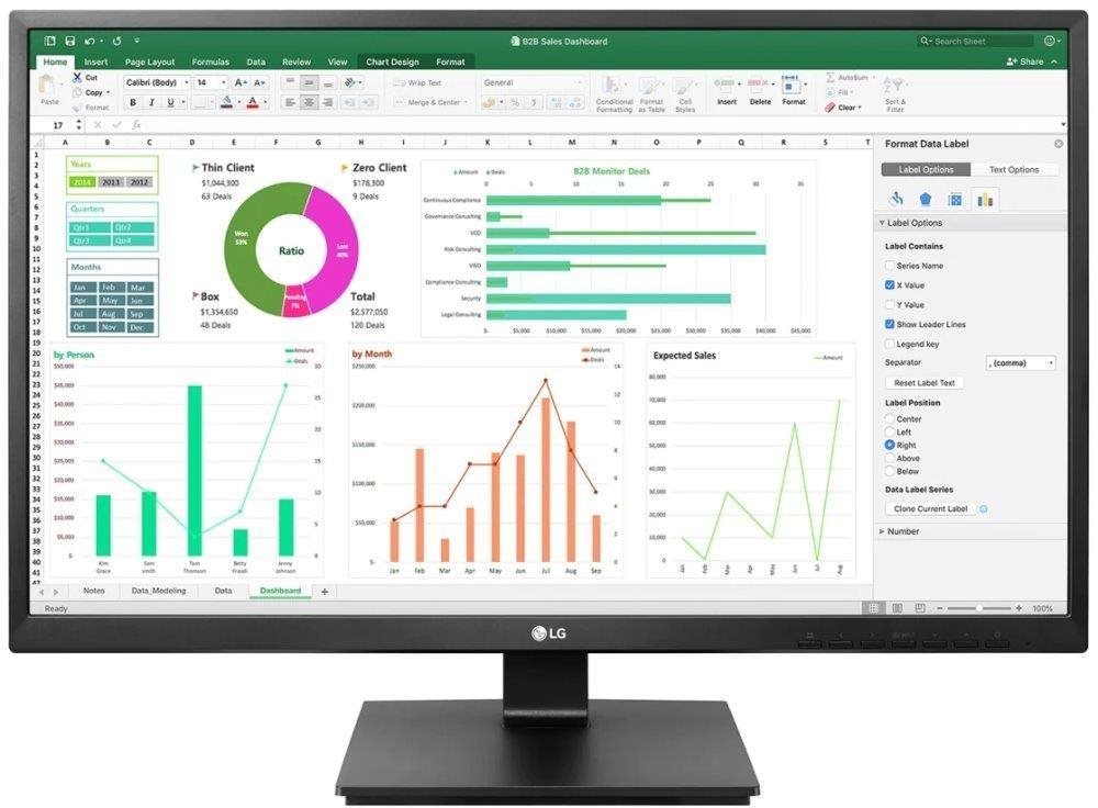 23,8" LG 24BN550Y-B LCD monitor