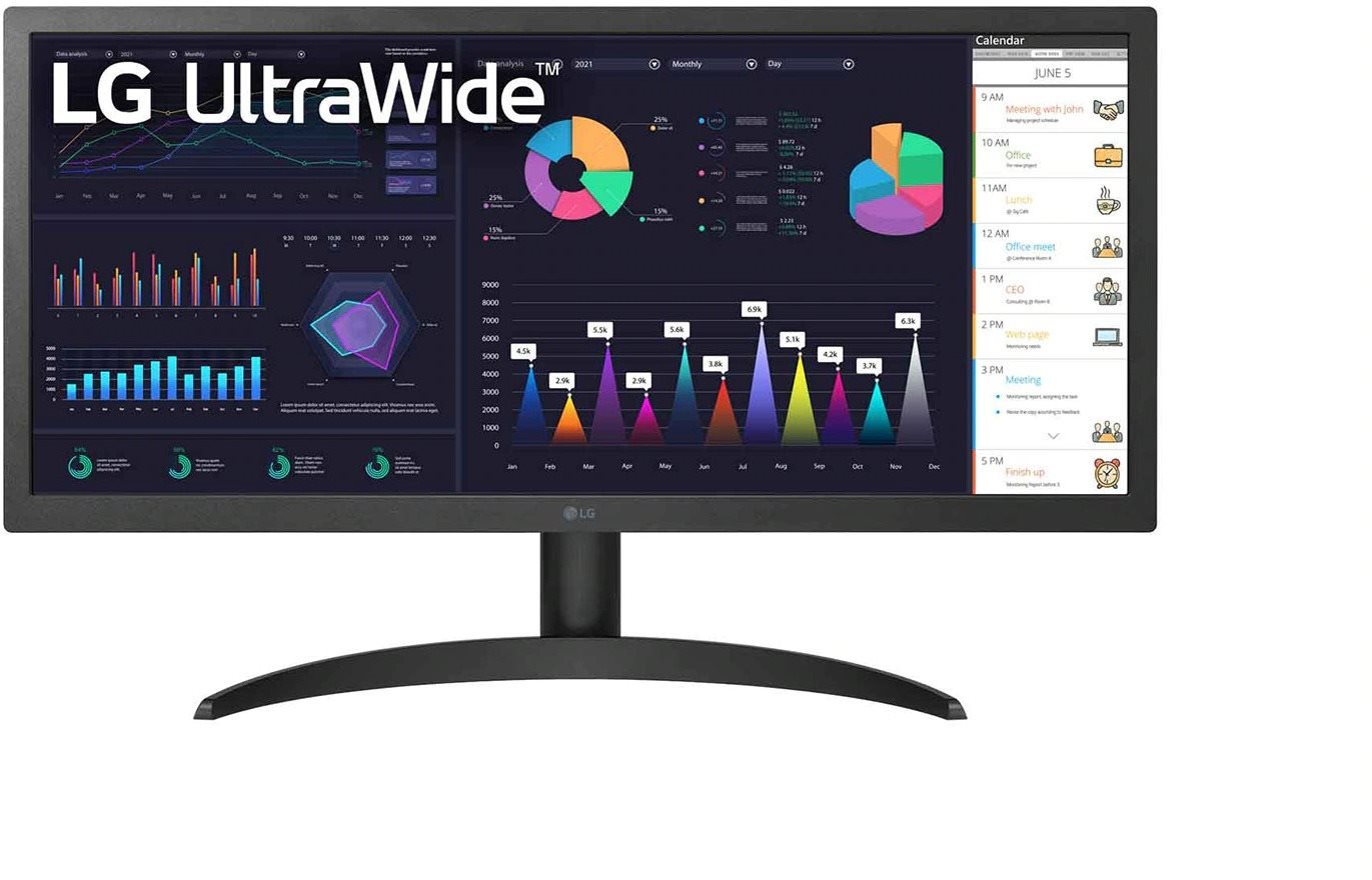 26" LG UltraWide 26WQ500 LCD Monitor