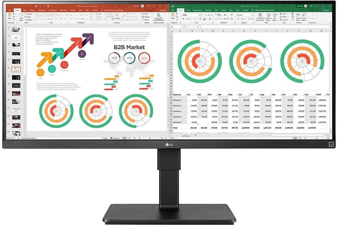 34“ LG UltraWide 34BN770-B LCD monitor