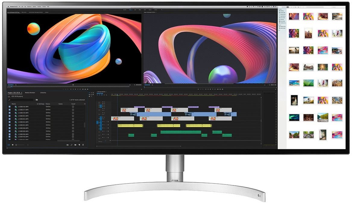 34" LG Ultrawide 34WK95UP LCD Monitor