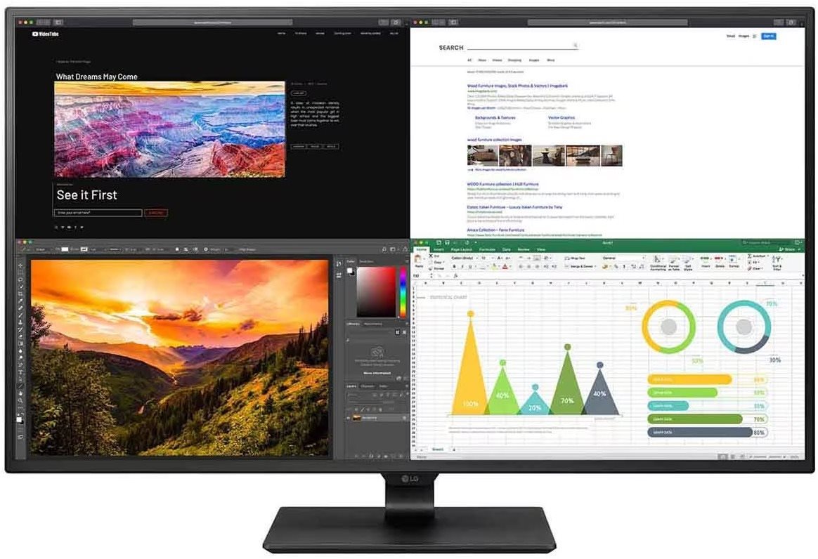 43" LG UHD 43UN700B LCD monitor