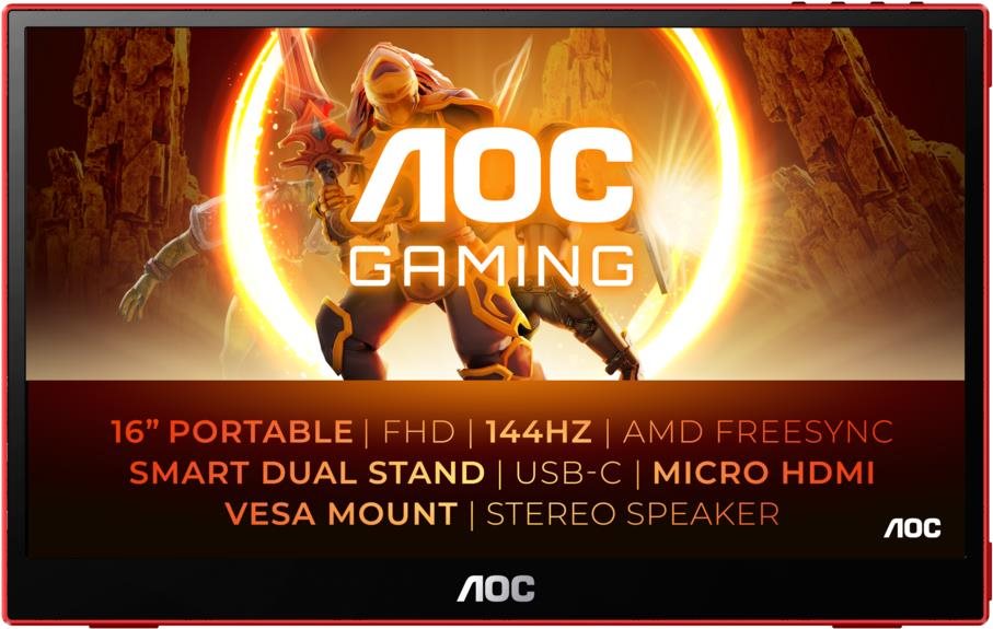 15.6" AOC 16G3 Gaming LCD monitor