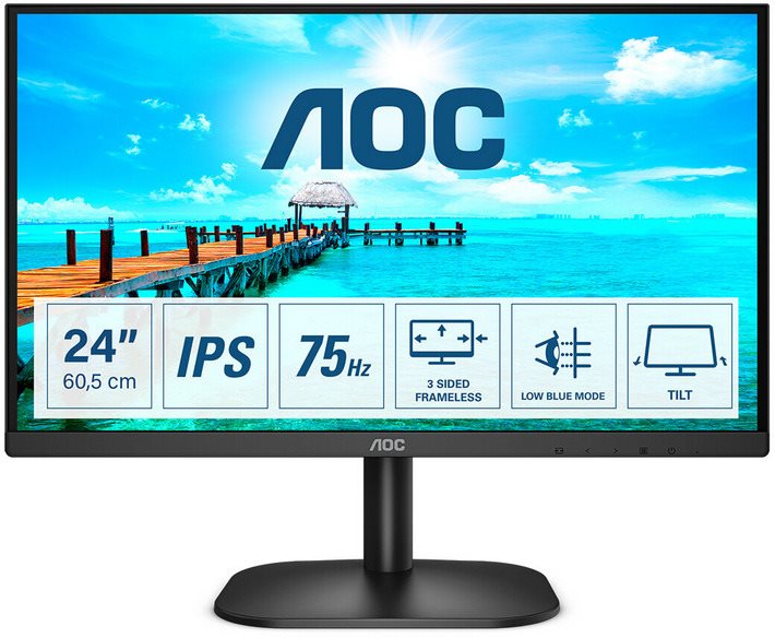 23,8" AOC 24B2XD LCD monitor
