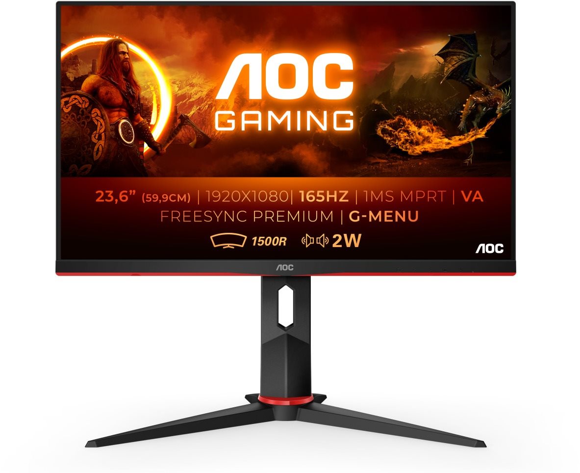 24" AOC  C24G2AE/BK Gaming LCD Monitor