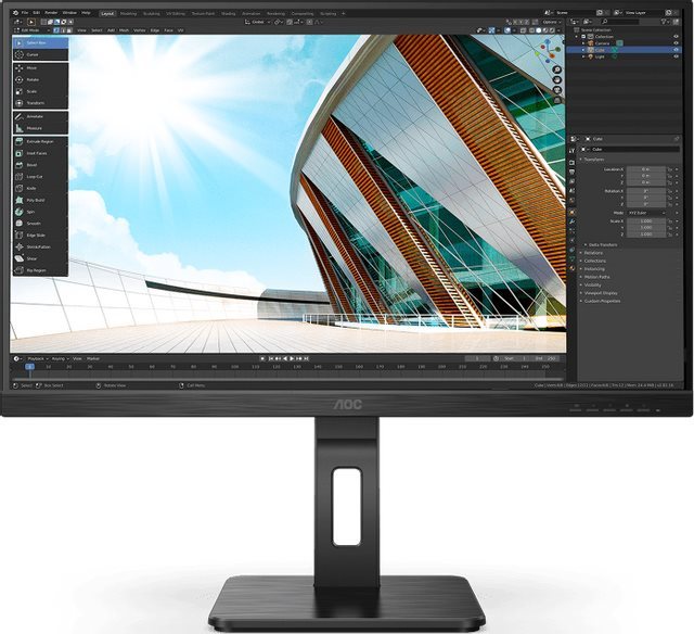 27" AOC Q27P2Q LCD Monitor
