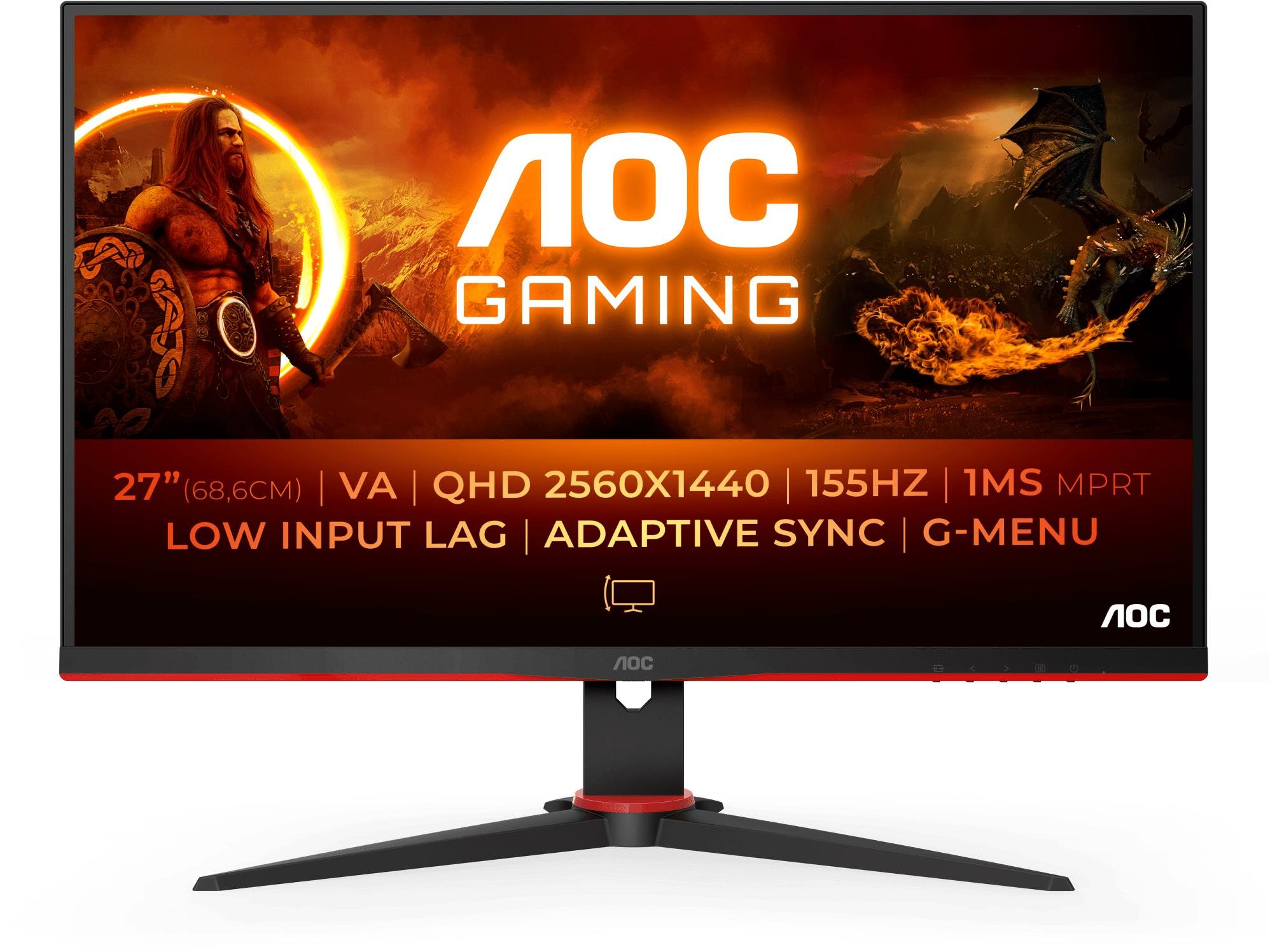 27" AOC Q27G2E/BK Gaming LCD Monitor