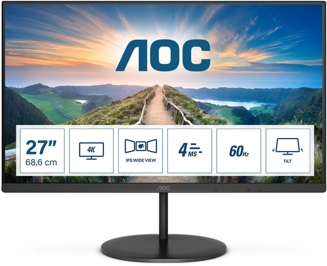 27" AOC U27V4EA LCD Monitor