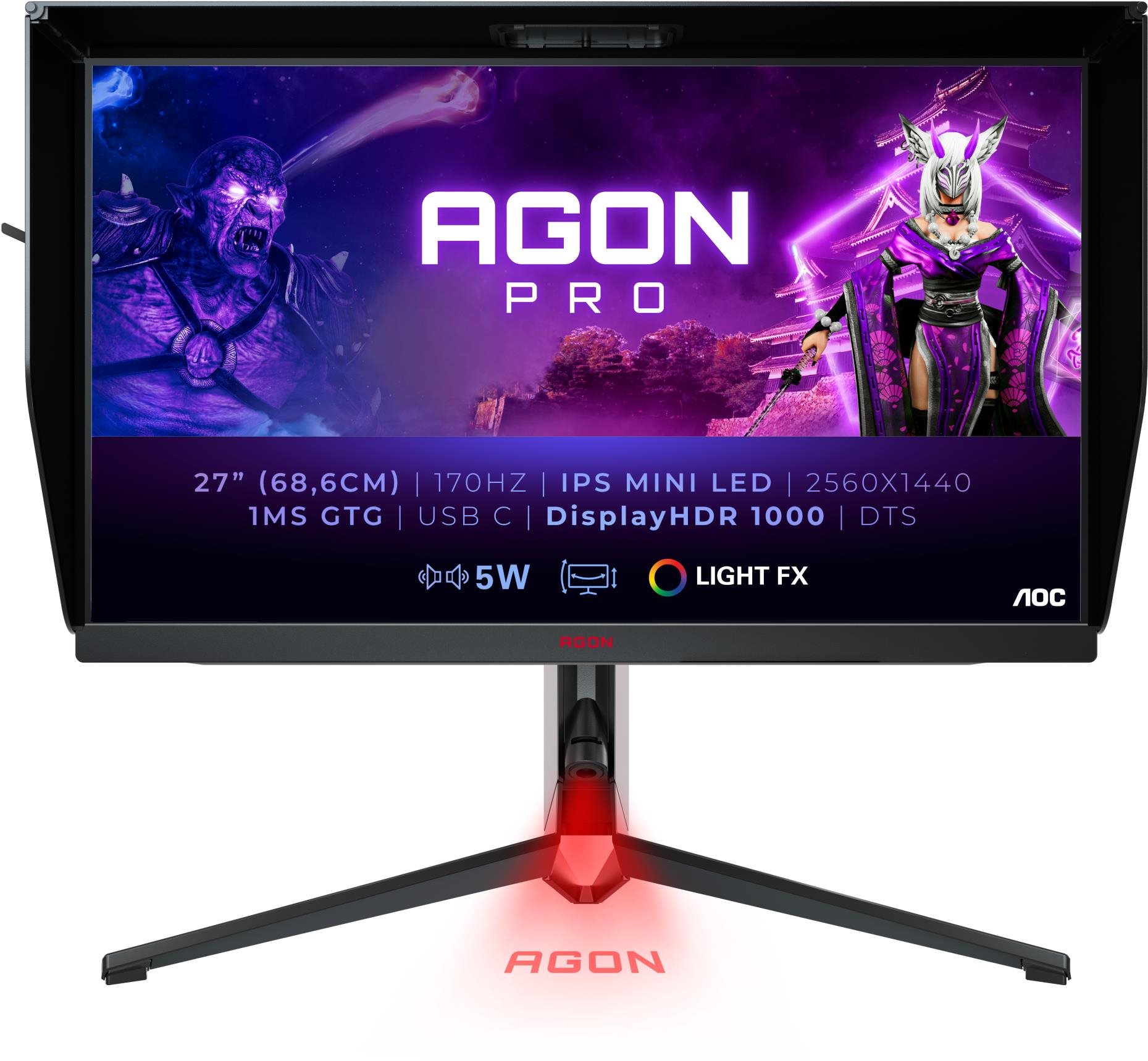 27" AOC AG274QXM LCD monitor