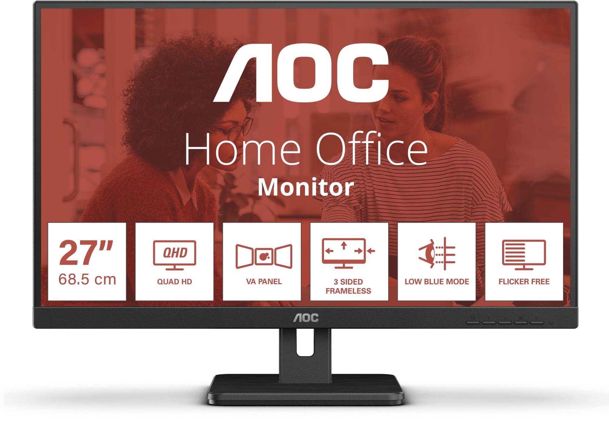 27" AOC Q27E3UAM LCD monitor