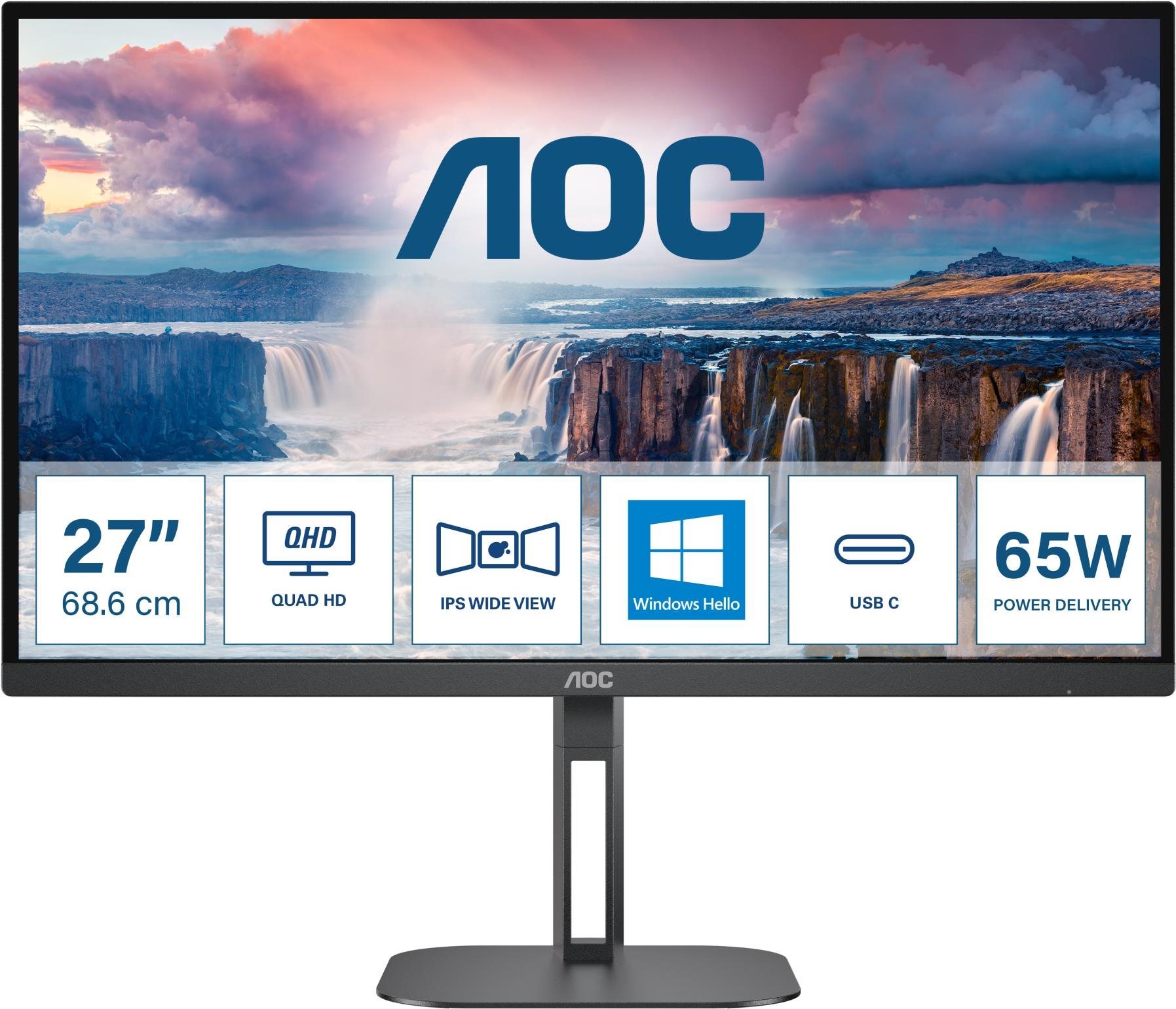 27" AOC Q27V5N/BK LCD monitor
