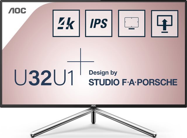 32“AOC U32U1 LCD monitor