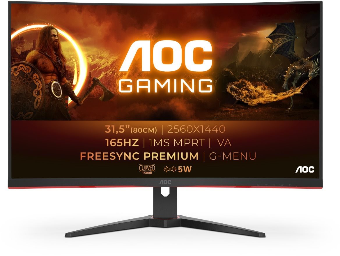 32" AOC CQ32G2SE/BK Gaming LCD monitor